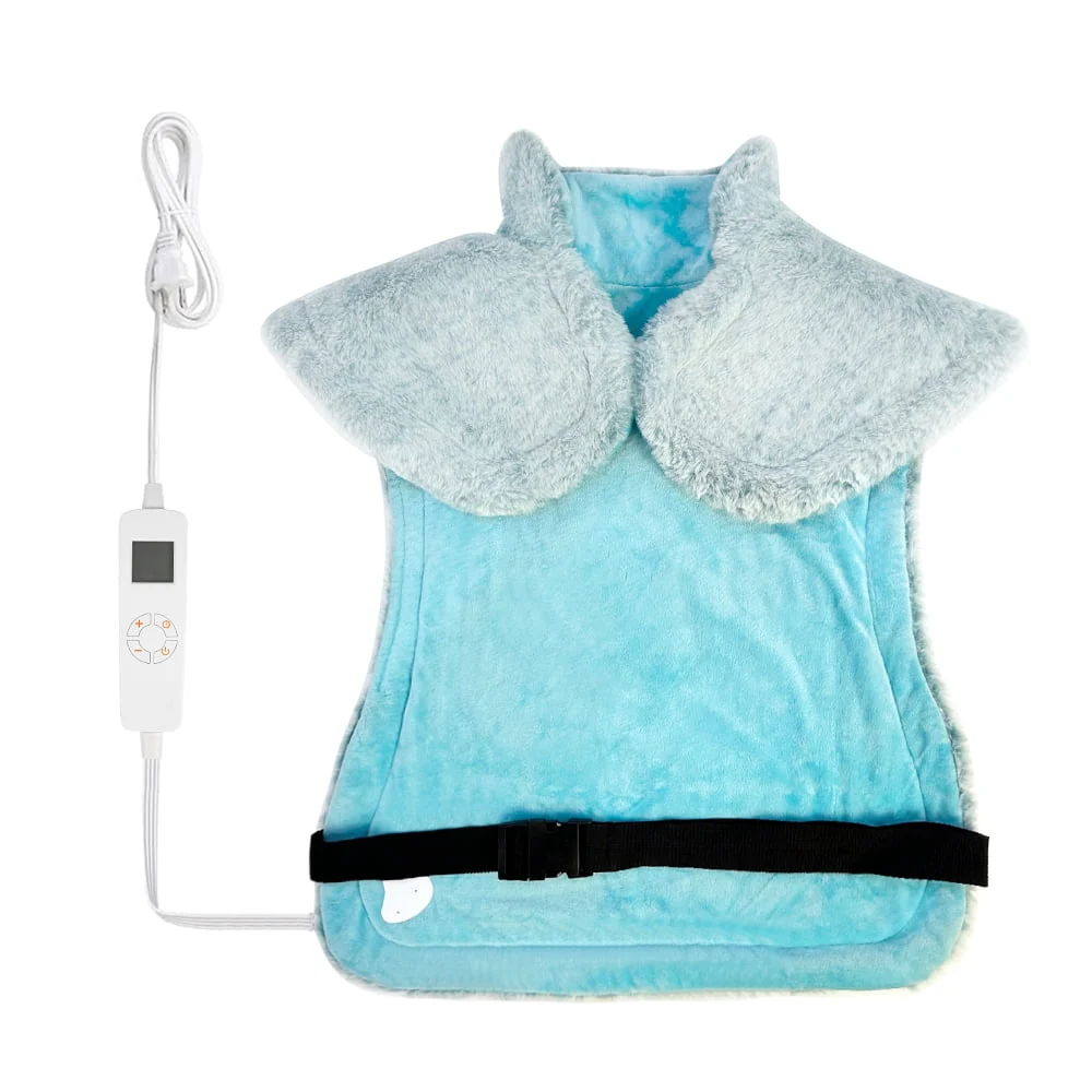 24"x36" Heating Pads for Neck and Shoulder, Back Heating Vest Fast Heating with 6 Heat Settings,Christmas Gift, Blue - Image 4